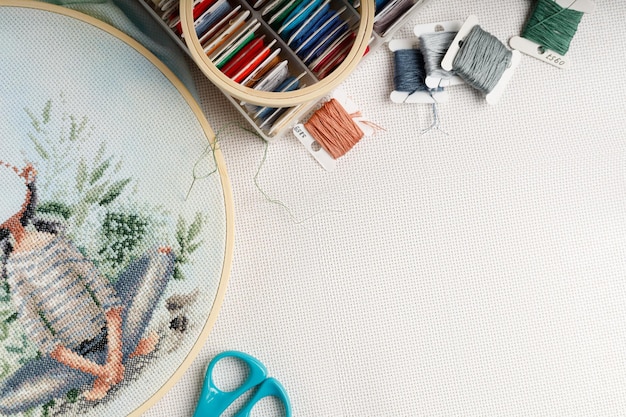 main embroidered sampler